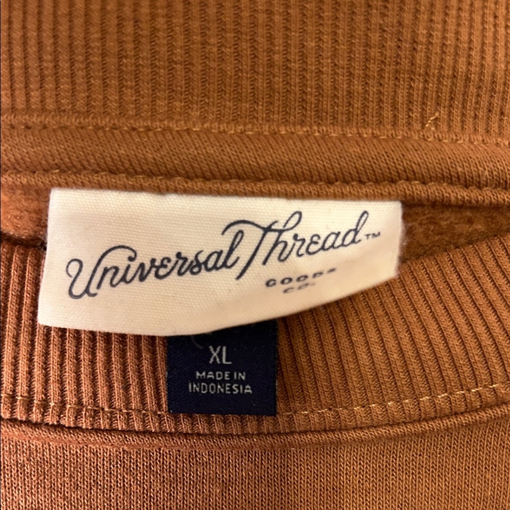 Universal Thread Cropped Tan Sweatshirt - Picture 2 of 7